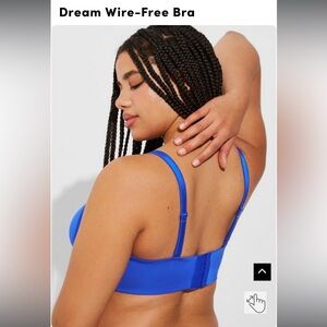 Torrid Dream wire-free bra, straight back, Cobalt blue, 40D, brand new with tags